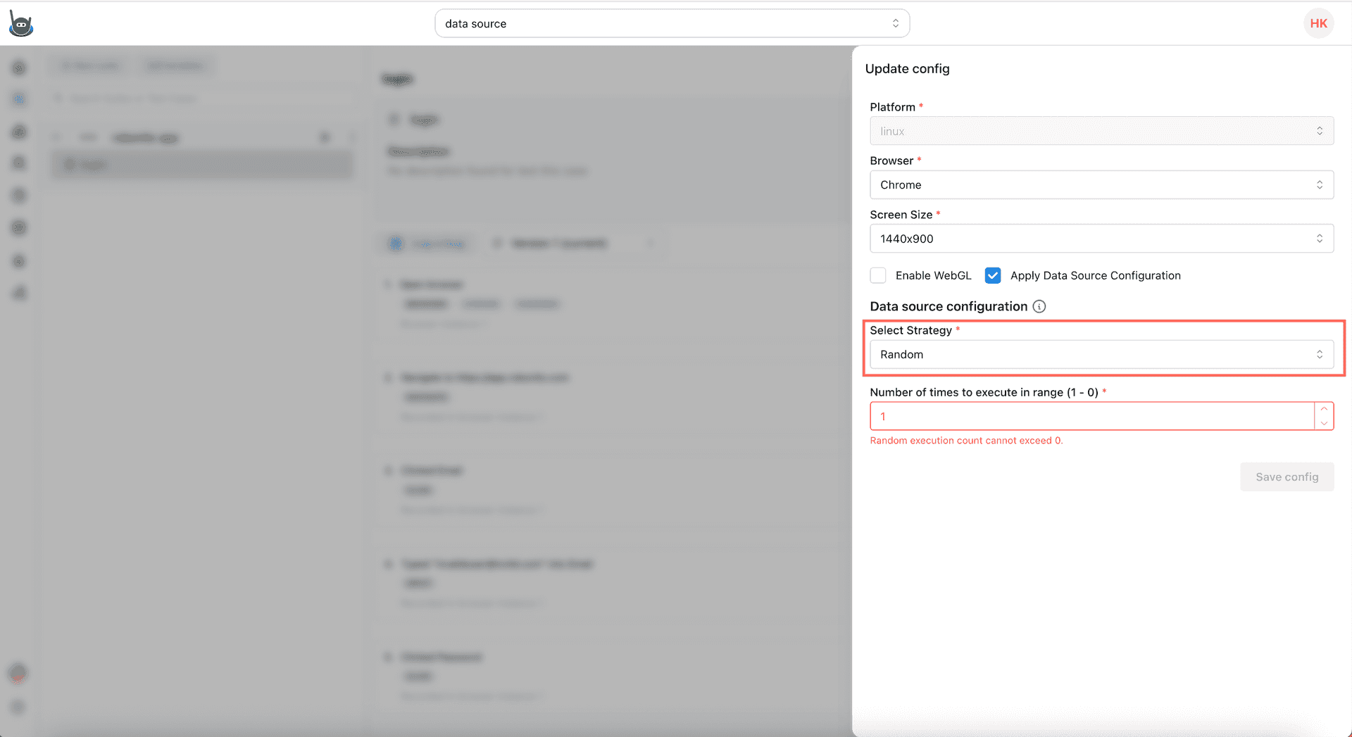 Apply Data Source Strategy