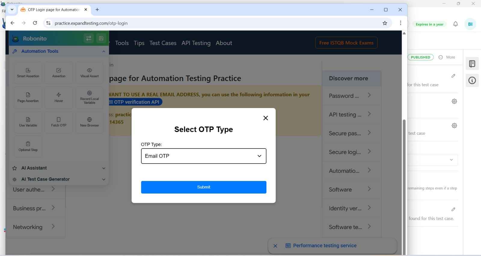 Step editor with the Optional Step toggle highlighted
