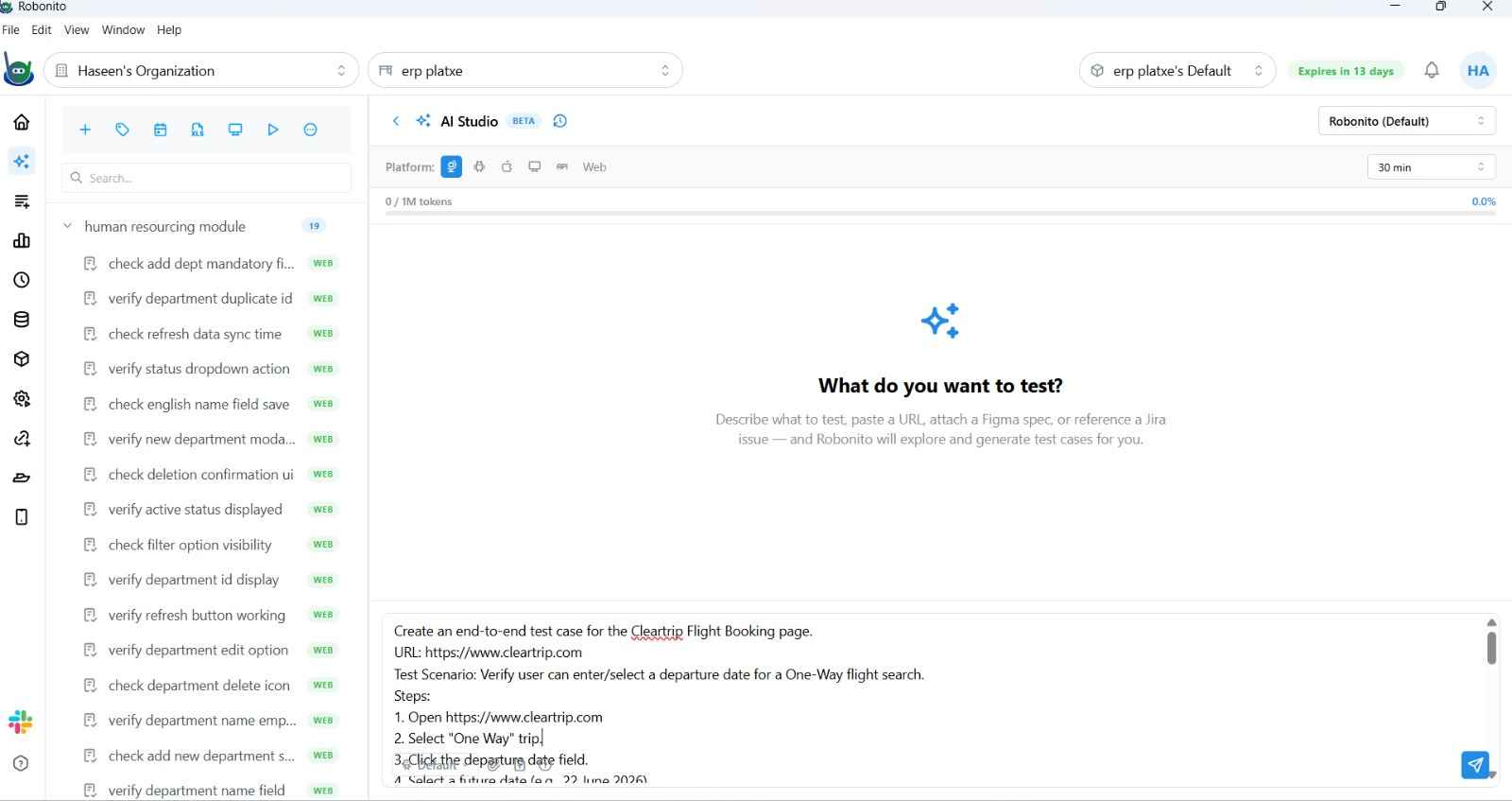 Browser mirror panel showing the live agent session